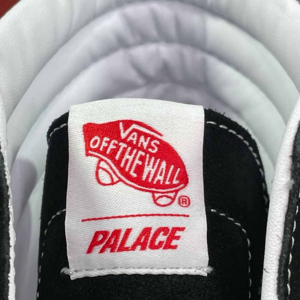 Palace x Vans Blue P Shroom Skate SK8-Hi L Mens Size 9.5 Skateboard Sneakers - Picture 3 of 11